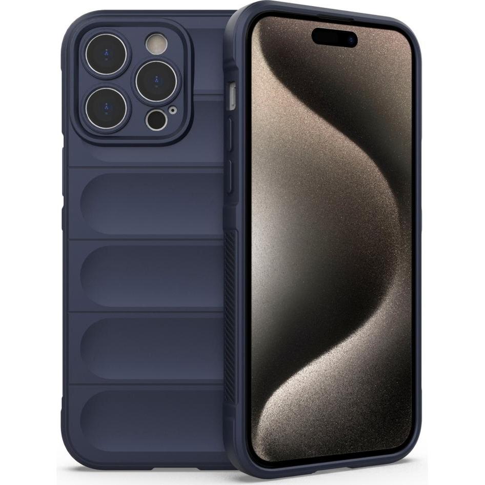 Screenguard CloudCase Apple iPhone 15 Pro TPU Hülle (Apple iPhone 15 Pro), Smartphone Hülle, Blau