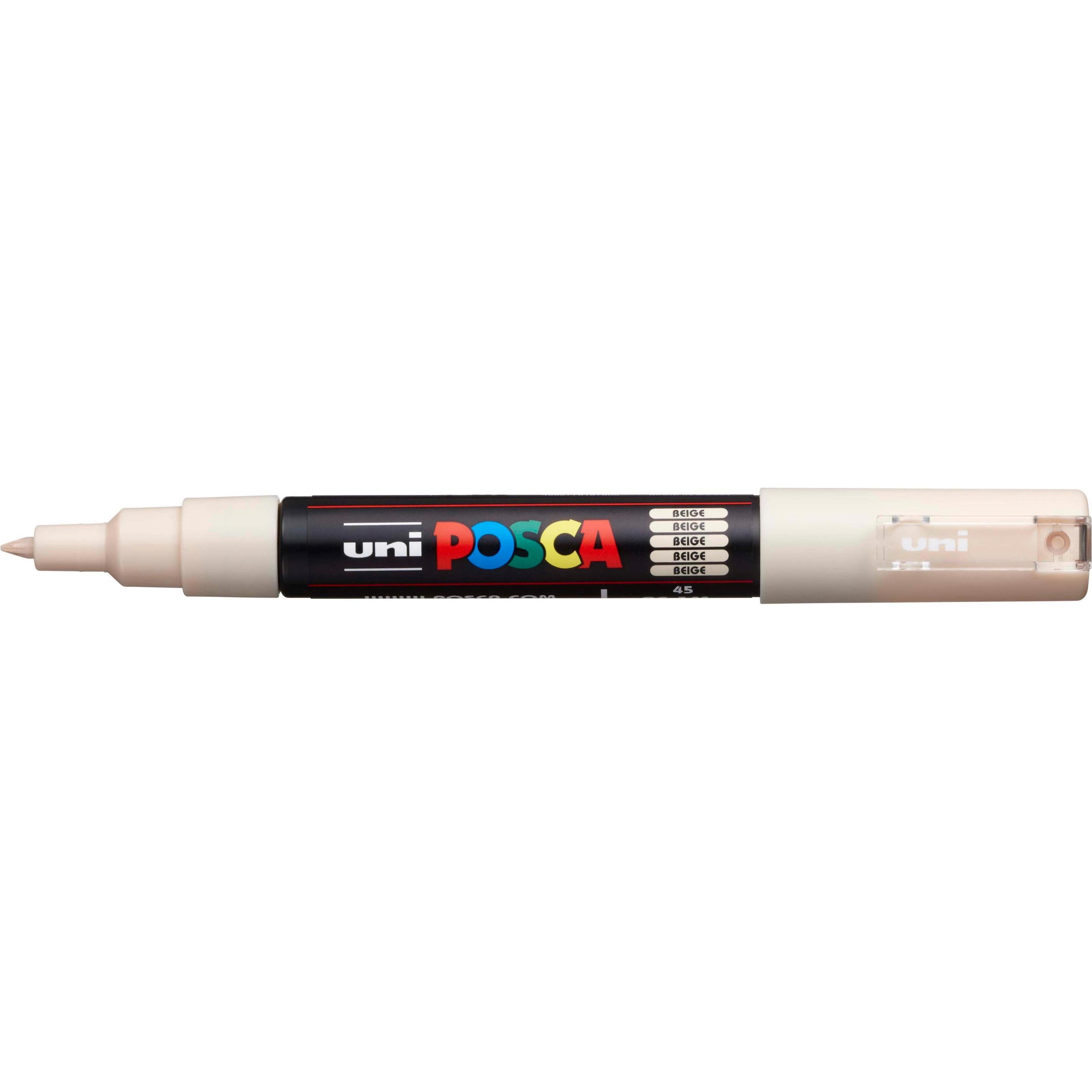 6x Posca, Marker, Marker PC-1M Rundspitze (Beige, 0.70 mm, 1 x)