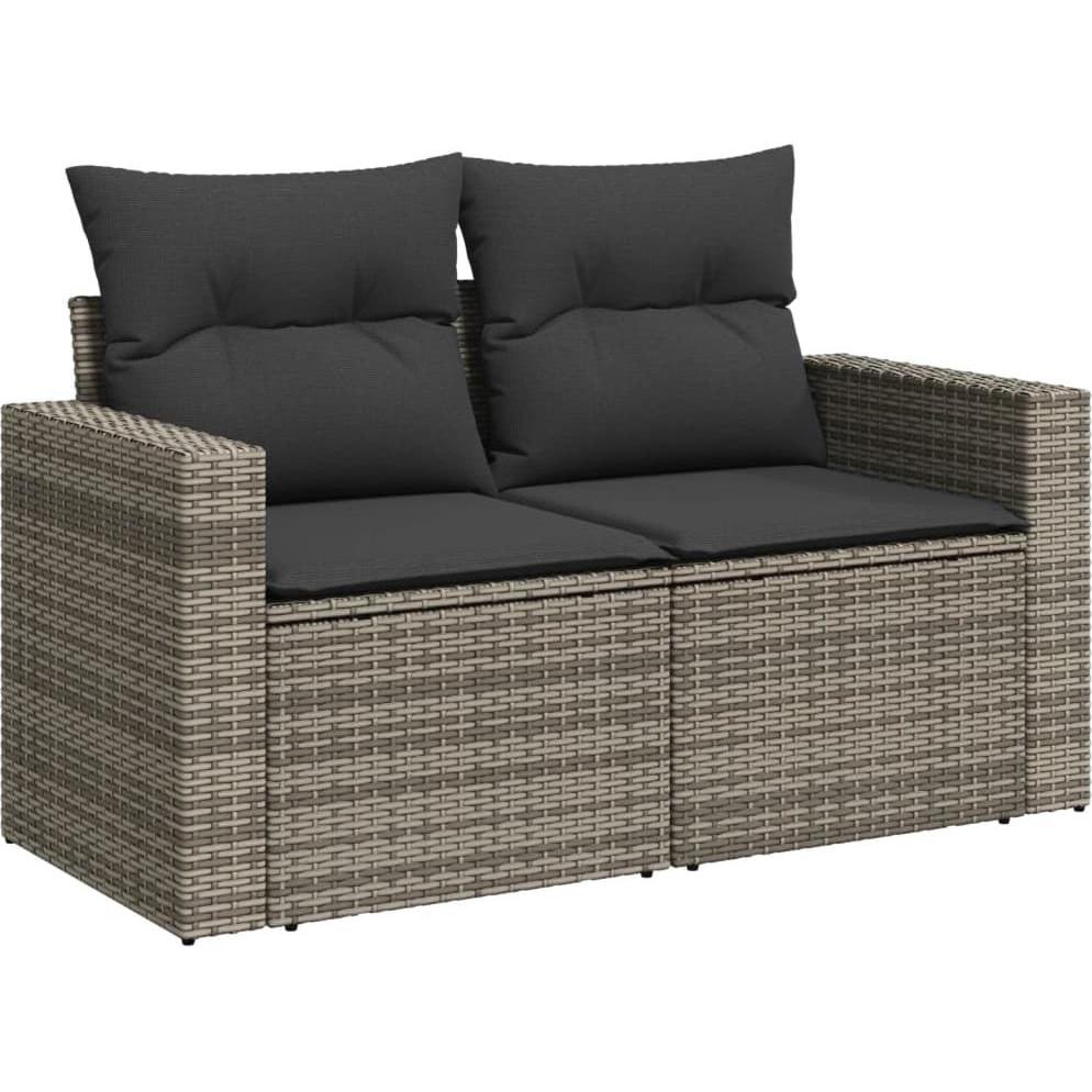 VidaXL, Gartenlounge, 10-tlg. Garten-Lounge-Set mit Kissen
