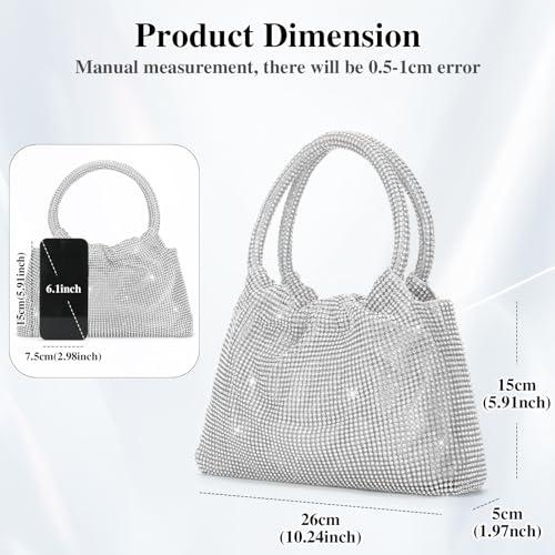 Produktbild Only-Bags.Store Abendtasche Kupplung Umhängetasche kleine Pailletten Handtasche Umhängetasche Kettentasche für