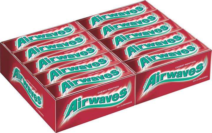Airwaves Cherry Menthol (30 pz., 420 g)