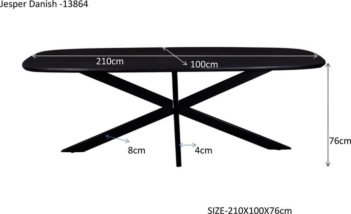Image du produit Livingfurn Jesper (105 x 210 x 76 cm)