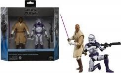 Actual product image Hasbro STAR WARS -Mace Windu & Soldier Clone 187 légion -Fig Black Series 15cm