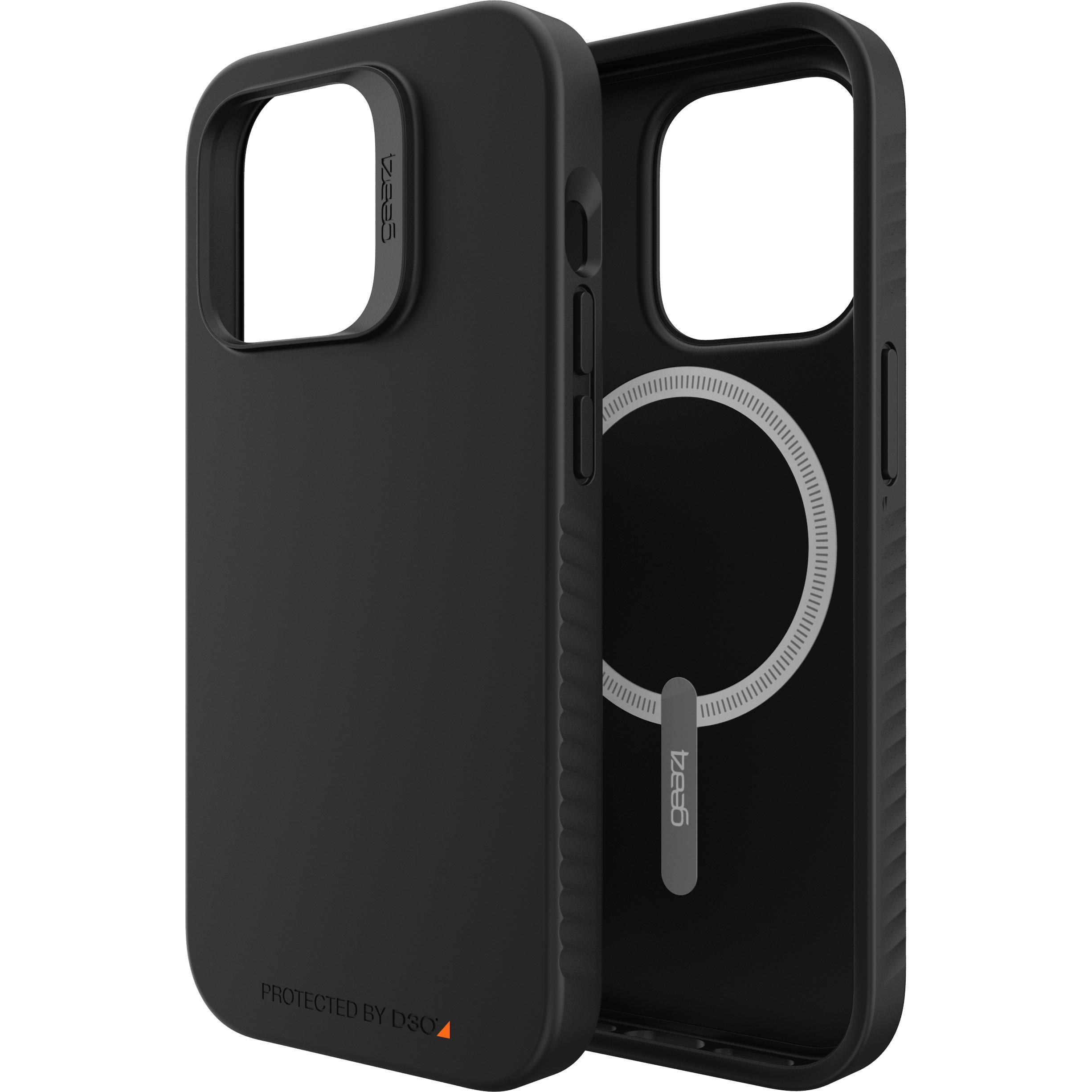 Zagg Gear4 Cases Milan Snap Apple (Apple iPhone 14 Pro), Smartphone Hülle, Schwarz