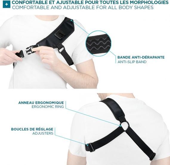 Image du produit Mobilis Sangle De Poitrine Clipfast Universelle