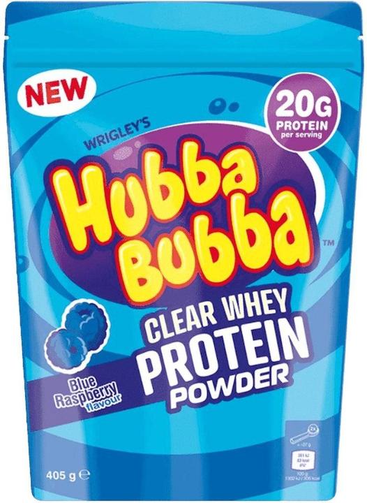 Actual product image Hubba Bubba Clear Whey (Blue Raspberry, 1 pcs., 405 g)