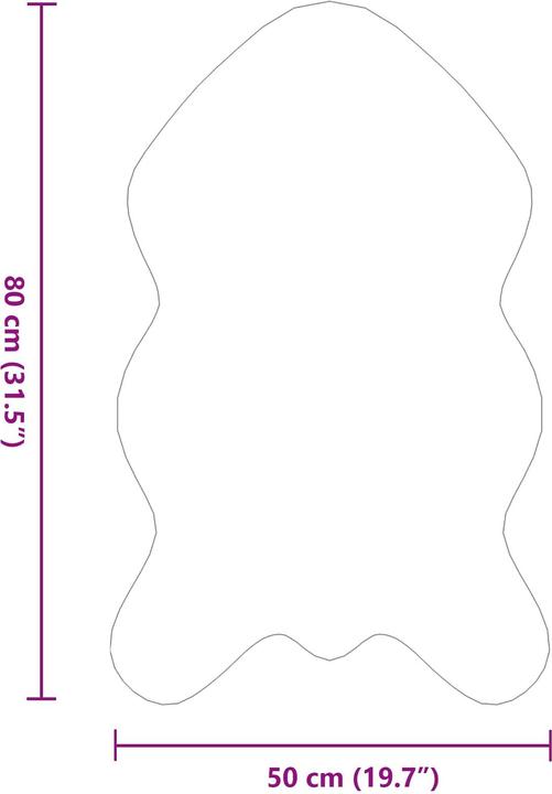 Produktbild vidaXL Wohnzimmerteppich