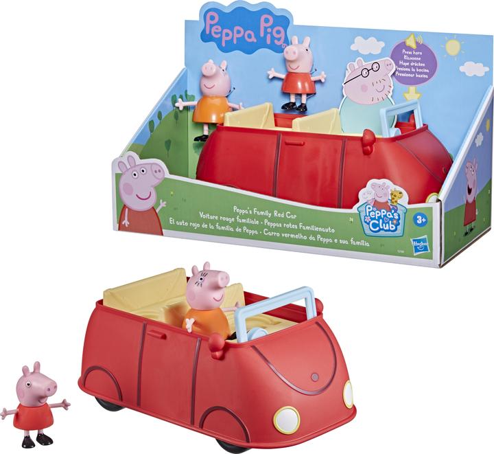 Actual product image Hasbro Peppa's red family car
