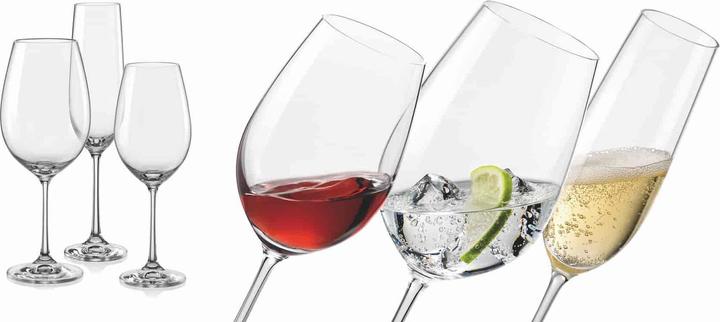 Bohemia Cristal Wine Glasses Set Viola (109 cl, 1 Glass, Red wine glasses, White wine glasses)