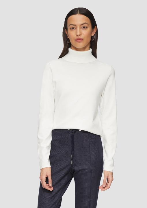 Actual product image S.Oliver Strickpullover Feiner Rollkragenpullover mit Ajour-Details (46)