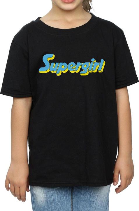 Produktbild Supergirl Text Logo TShirt Mädchen (152, 158)