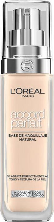 Image du produit L'Oréal Paris ACCORD PARFAIT fond de teint acide hyaluronique #1.R 30 ml (Ivory Rose)