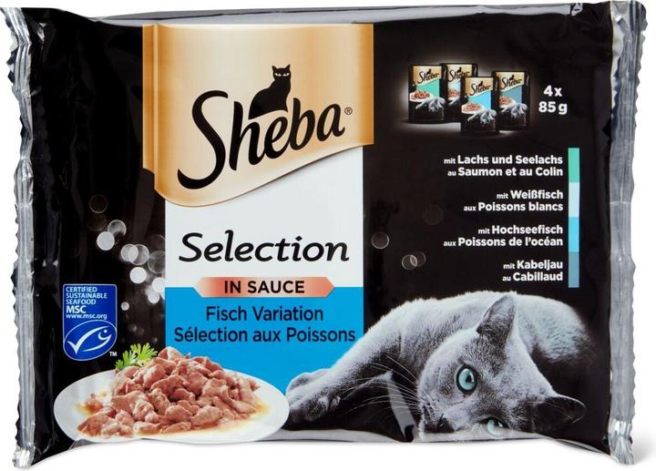 Actual product image Sheba Selection in sauce (Adult, 1 pcs., 340 g)