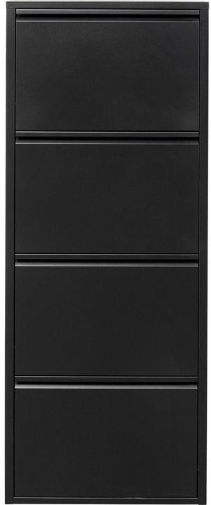 Produktbild Kare Design Schuhkipper Caruso 4-er Schwarz (MO) (15 x 50 x 136 cm)