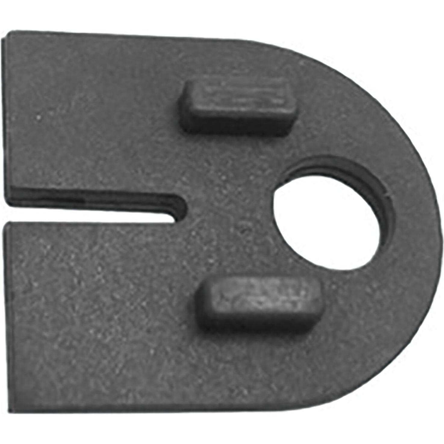 Economy, Möbelausstattung, Einlage zu Glasklemmbeschlag Modell 22 für 8,76 mm Glas, Gummi (2 Stk.)