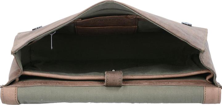 Actual product image Harolds Antic Messenger leather 33 cm laptop compartment
