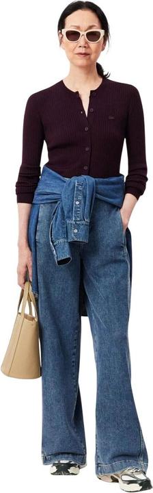 Actual product image Lacoste Womens/Ladies Merino Wool 3D Cardigan (36)