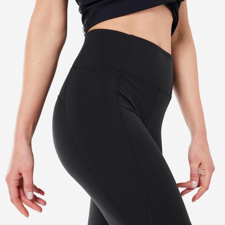 Actual product image Kimjaly Leggings Ladies Yoga Flare Pants Dyn - black