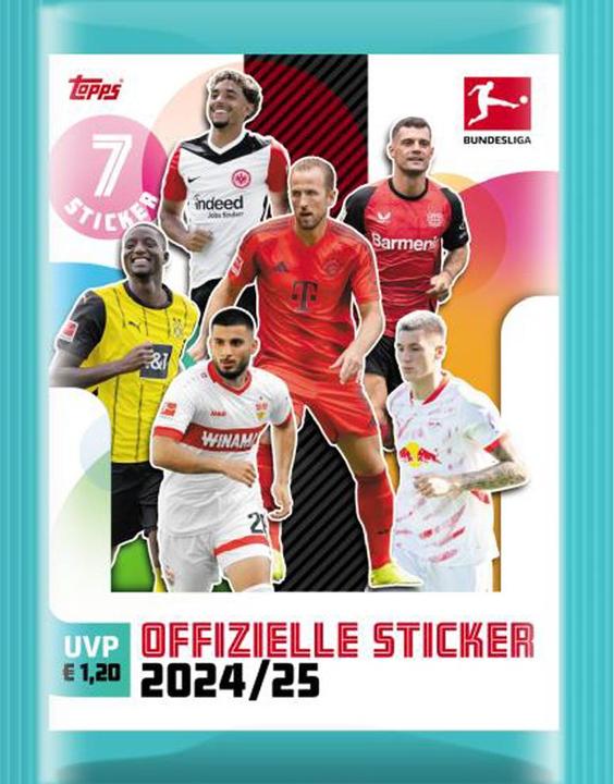 Actual product image Topps Bundesliga Sticker 2024/2025 – 50er DISPLAY (Booster display)
