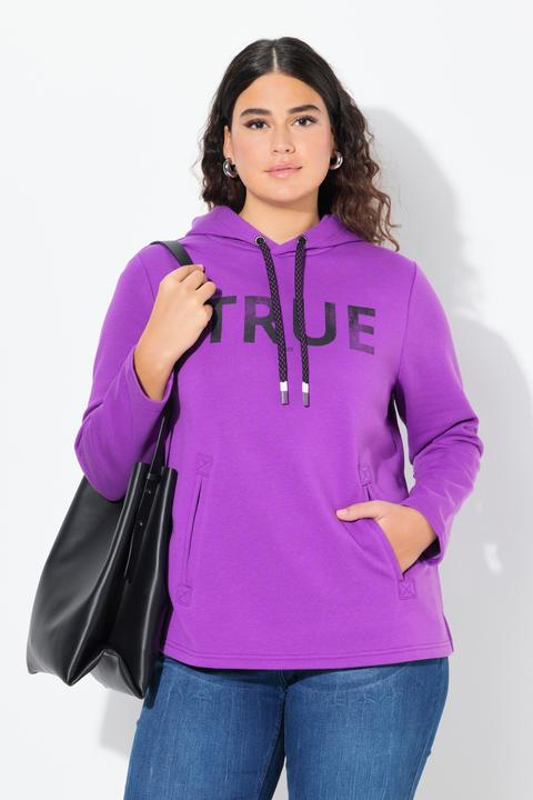 Produktbild Ulla Popken Hoodie, True, Kapuze, Kordel, Taschen, Langarm (56)
