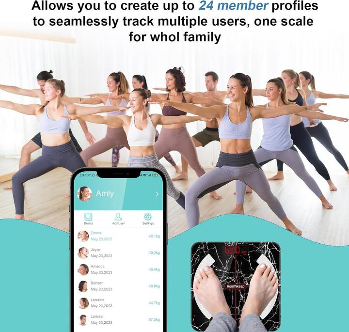 Actual product image Healthkeep Body fat scale (180 kg)