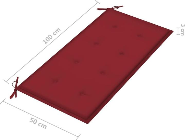Actual product image vidaXL Banc de jardin