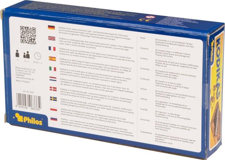 Produktbild Philos Kodikas (Deutsch, Englisch, Französisch, Italienisch, Niederländisch, 2 Spieler)