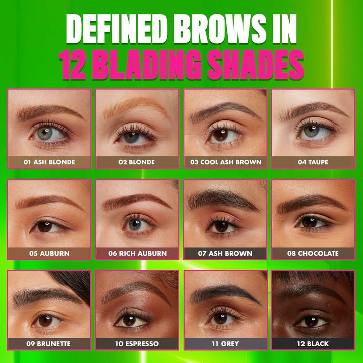 Actual product image NYX Professional Make-Up Nyx Blade & Shade (Ash Blonde, Cool Ash Brown)