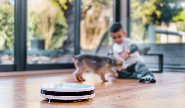 Actual product image Eziclean Aqua Xpert S450 Animal (Vacuum mopping robot)