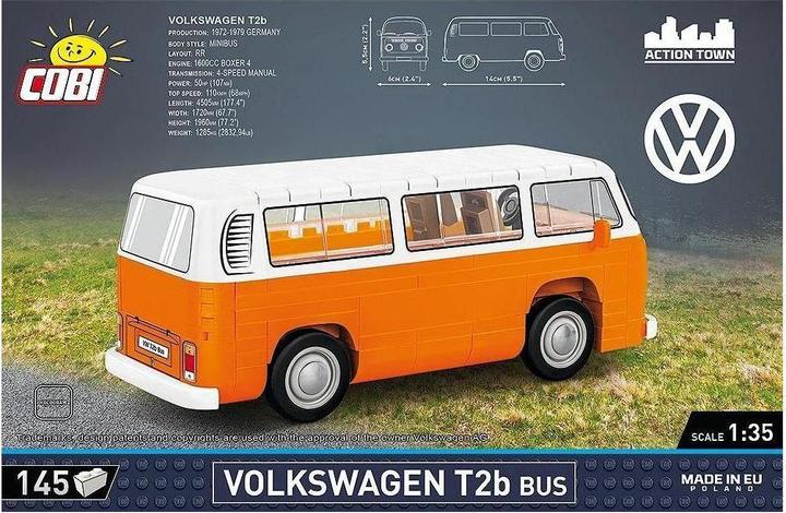 Produktbild Cobi 154 PCS VOLKSWAGEN /24621/ T2B BUS