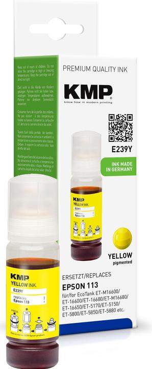 Image du produit KMP Cartouche Epson T06B4 yellow 6000 pages E239Y remanufactured (Y)