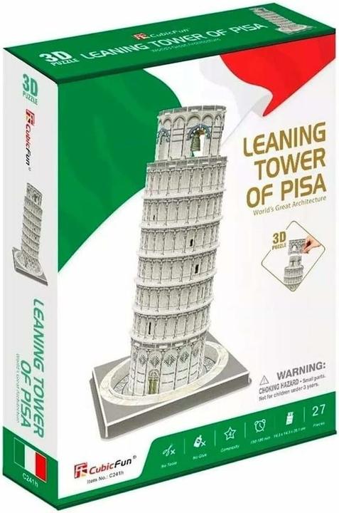 Image du produit Cubicfun Puzzle 3D La tour penchée de Pise (27 pièces)