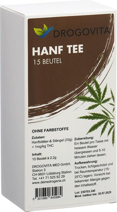 Produktbild Drogovita Hanftee in Filterbeutel Tees (500 g)