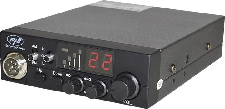 Produktbild PNI CB-Funkgerät Escort HP 8024 ASQ Netzteil 12V-24V + HF11 Headset mit 1 Pin