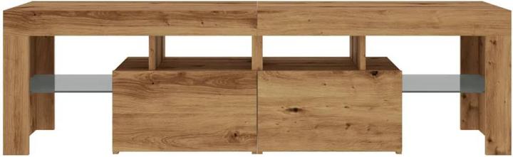 Produktbild VidaXL TV Schrank Lowboard Fernsehschrank Fernsehtisch mit LED Artisan-Eiche
