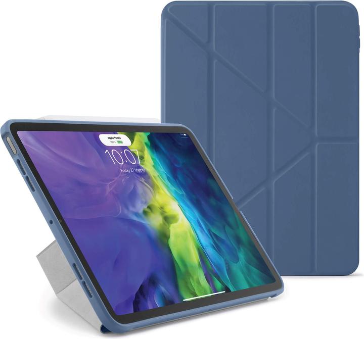 Actual product image Pipetto iPad Air 10.9 Origami Case (Color: Dark Blue) (IPad Air 10.9 (2020), iPad Air 10.9 (2022))