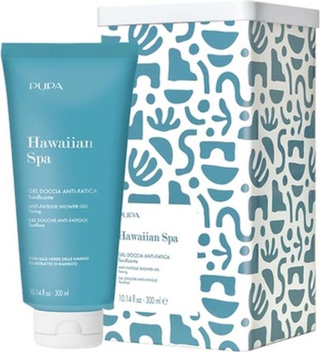 Image du produit Pupa Milano Gel douche anti-fatigue dans un coffret hawaïen, 300 ml (300 ml)