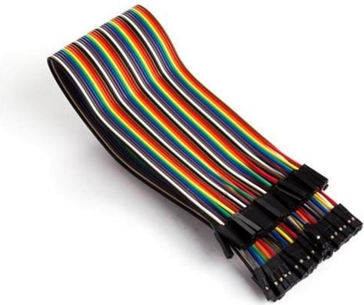 Actual product image Whadda Cable socket to socket 40-pin, 30 cm wire jumper