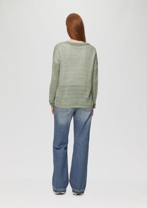 Immagine prodotto S.Oliver Strickpullover leichter Pullover mit Ajourmuster (M)