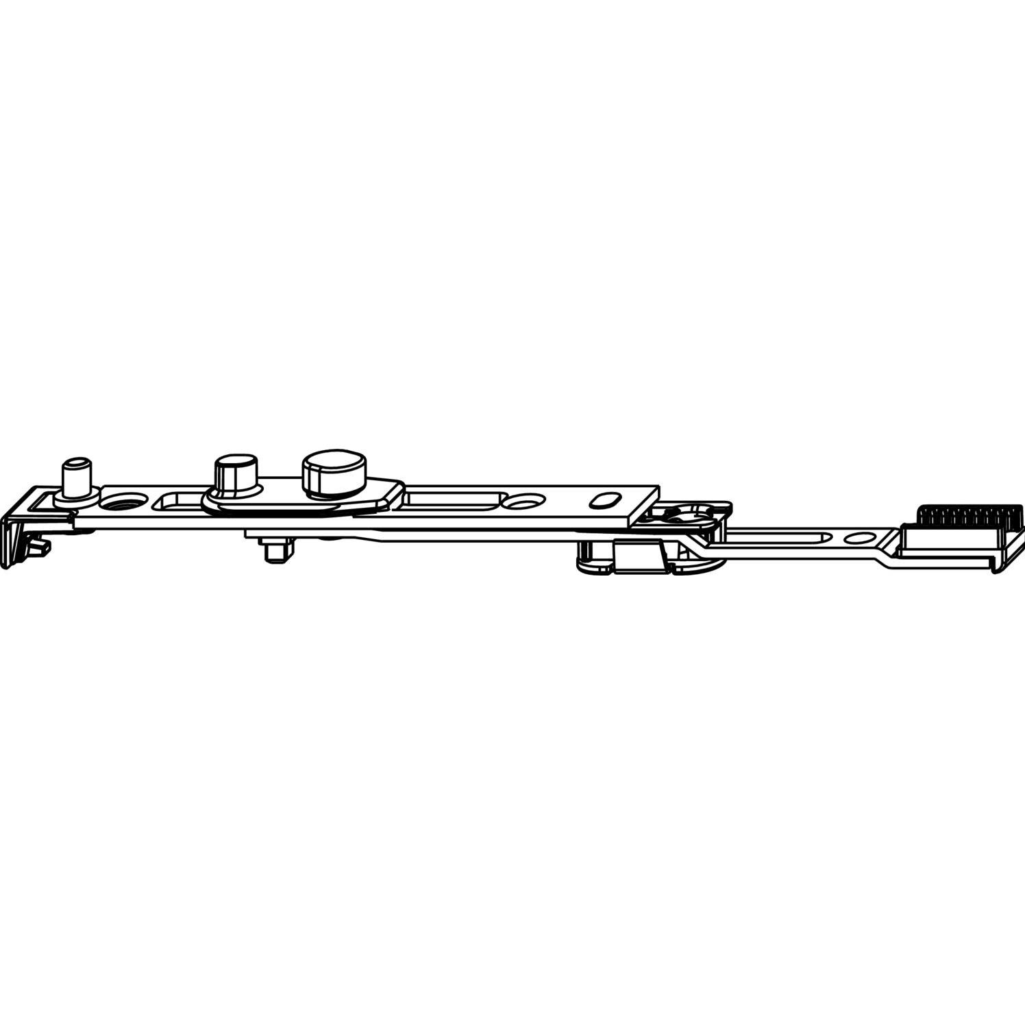 Maco, Türbeschlag + Scharnier, MM Kippverschluss unten, mit KS für Türen, FFH 1751-2250 mm (212688)