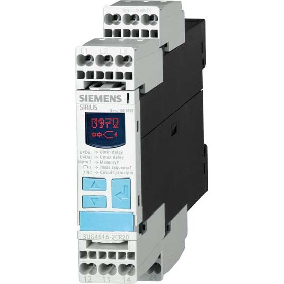 Siemens 3UG46182CR20 Überwachungsrelais wachungsrelais f.3-Ph. Spannung m.N-lei, Relais