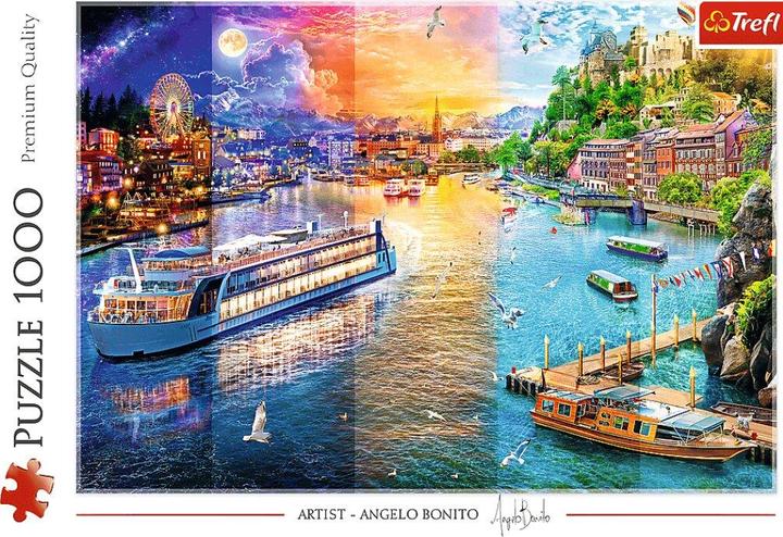 Produktbild Trefl Puzzle 1000 - Flusskreuzfahrt (1000 Teile)