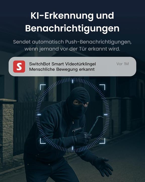 Image du produit SwitchBot Videotürklingel (Sans fil, WiFi)