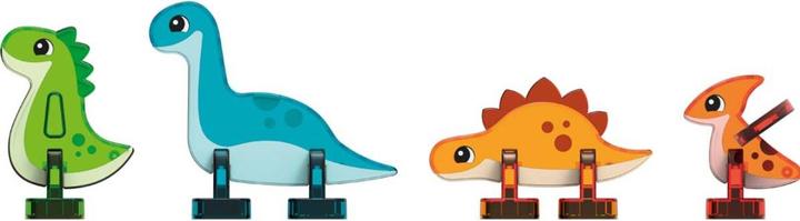 Actual product image Geomag Magnetic Tiles Gems Dino World 25 Teile