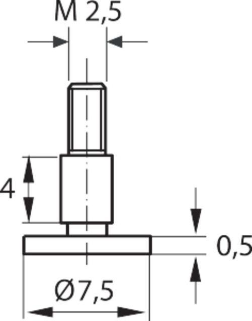 Actual product image Mahr Plate measuring insert