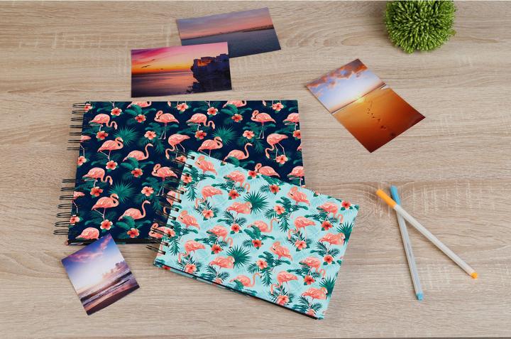 Actual product image Exacompta Wireb album 50p. whi te 32x22cm FLAMINGO (32 x 22 cm)