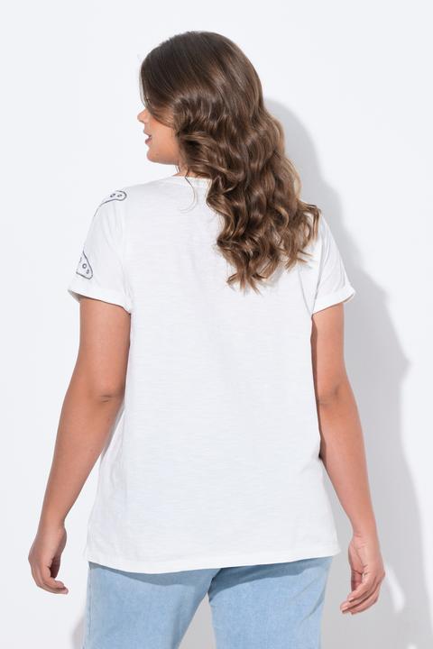 Immagine prodotto Laurasøn T-shirt con scollo a girocollo e mezze maniche (42)