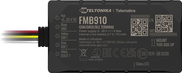 Image du produit Teltonika MTB100 Tracker intelligent pour motos avec Bluetooth & interne