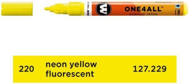 neon yellow fluorescent