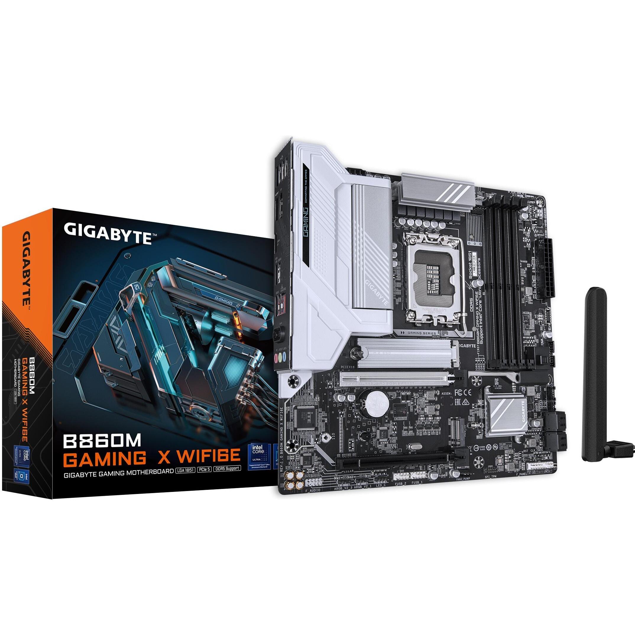 Gigabyte MB GBT Intel 1851 B860M GAMING X WIFI6E (Socket S1, Intel B860, mATX), Mainboard